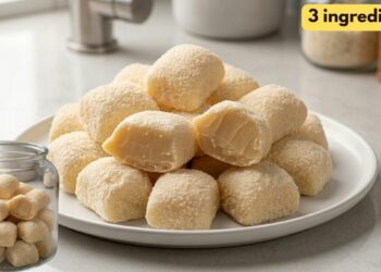 Quick and Easy Sweet Recipe with 3 ingredients, in 10 minutes