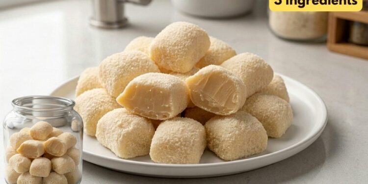 Quick and Easy Sweet Recipe with 3 ingredients, in 10 minutes