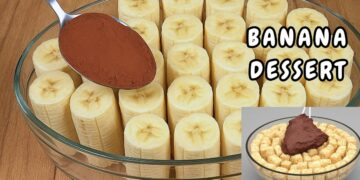 Homemade Banana Dessert