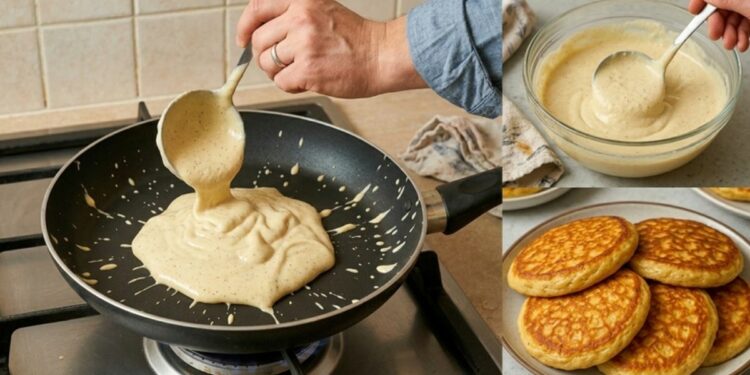 10-Minute Apple Oat Pancakes