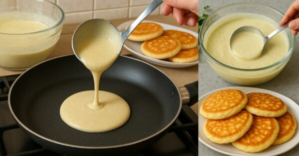 10-Minute Apple Oat Pancakes for Snacking