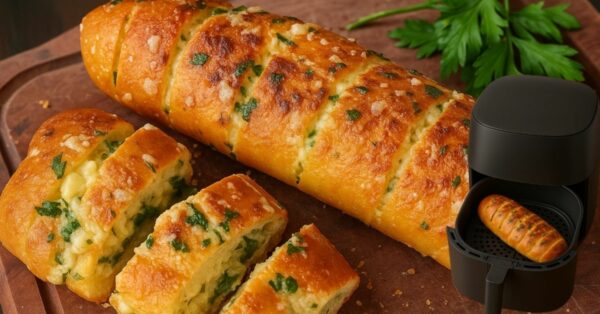 Air Fryer Garlic Bread with Mayonnaise