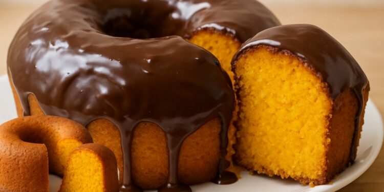 Blender Carrot Cake with Chocolate Frosting, in 40 minutes