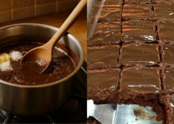 Chocolate Cake with Chocolate Sauce, Super Creamy