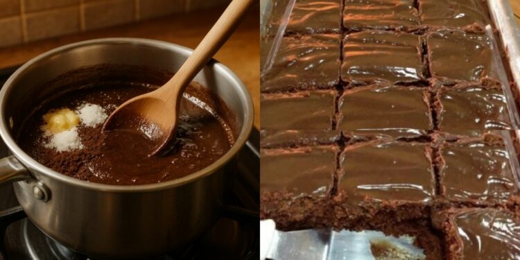 Chocolate Cake with Chocolate Sauce, Super Creamy