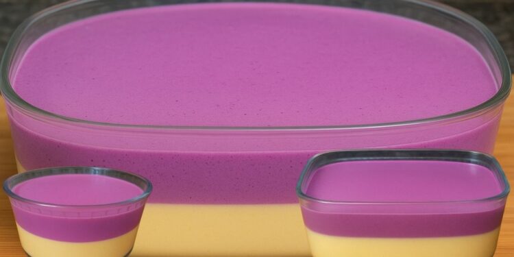 Creamy Passion Fruit and Grape Layered Dessert – Easy and Elegant, in minutes