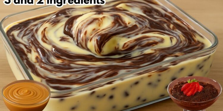 Dessert Recipes 3 and 2 ingredients, in 15 minutes