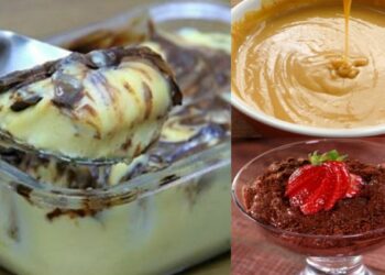 Dessert Recipes: 3 and 2 ingredients, in 15 minutes
