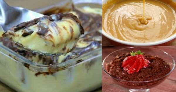 Dessert Recipes: 3 and 2 ingredients, in 15 minutes