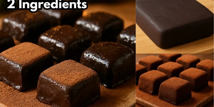 Easy 2-Ingredient Chocolate Dessert Without Dairy and Gelatin, in 10 minutes