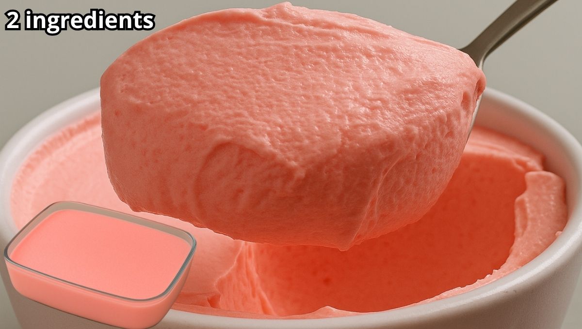 Easy 2-Ingredient Dessert Without Dairy and Gelatin in the Blender, Super Creamy