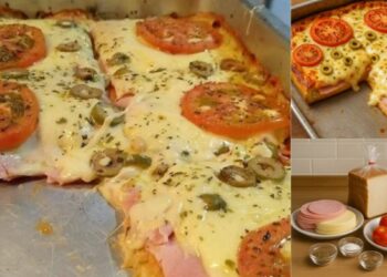 Easy Bread Pizza (with Sliced ​​Bread) for Snack, in 15 Minutes