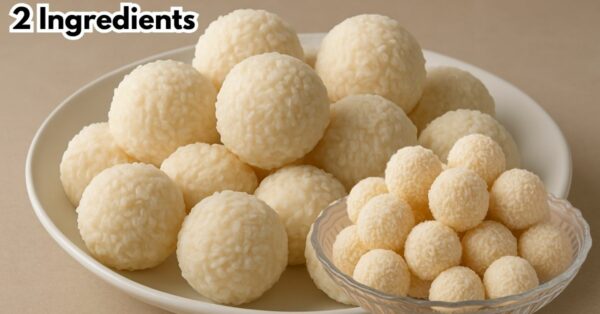 Easy Coconut Balls with Sweetened Condensed Milk – 2 Ingredients, No Bake & Budget-Friendly