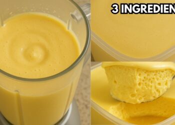 Quick and Easy Dessert in the Blender with 3 ingredients, in 5 minutes