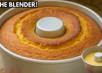 Simple and Fluffy Cornstarch Cake in the Blender, in 30 minutes