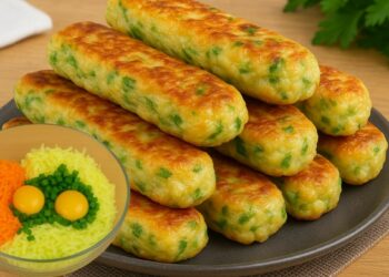 Vegetable Fritters – Recipe with Oatmeal in the Air Fryer, in minutes