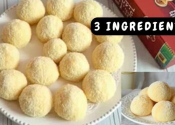 Coconut Cookies with 3 Ingredients: Simple, Healthy, and Flour-Free