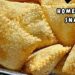 Homemade snack with crispy dough
