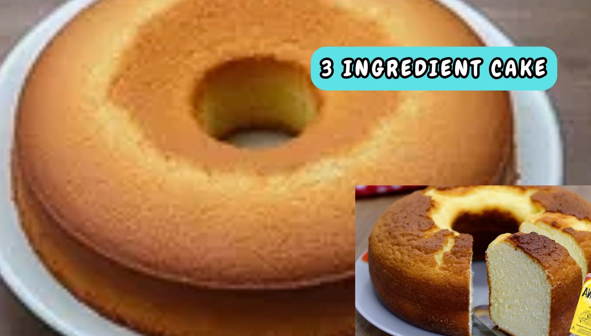 Soft Cake with 3 Ingredients: Simple, Quick, and Delicious Recipe