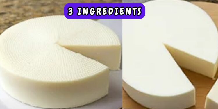 fresh cheese with 3 ingredients