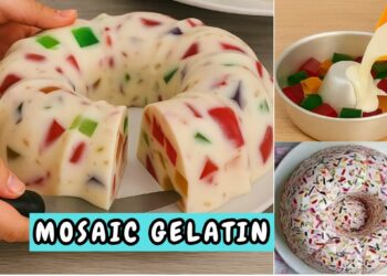 Mosaic Gelatin with 5 ingredients