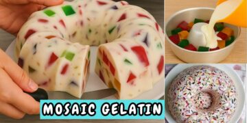 Mosaic Gelatin with 5 ingredients