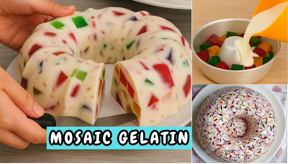 Mosaic Gelatin with 5 ingredients