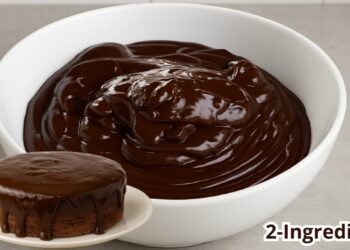 2-Ingredient Chocolate Ganache Frosting – Perfect for Cakes and Desserts