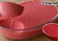 2-Ingredient Dairy-Free Cherry Gelatin Cream Dessert in 5 Minutes