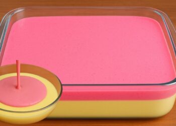 2-Ingredient Layered Dessert (Lemon and Strawberry): Easy and Ecnomid Recipe