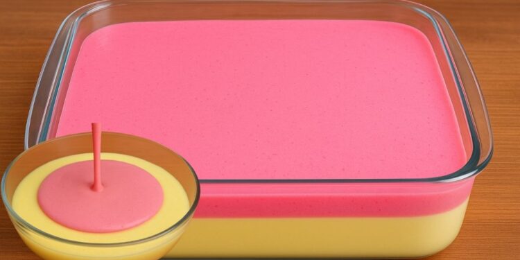 2-Ingredient Layered Dessert (Lemon and Strawberry): Easy and Ecnomid Recipe