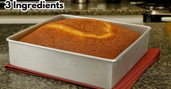 3-ingredient Blender Cake – Quick and Fluffy in just 30 Minutes