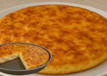 Easy Air Fryer Omelet with Ham & Cheese – Quick 25-Minute Breakfast