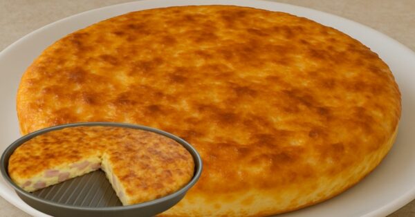 Easy Air Fryer Omelet with Ham & Cheese – Quick 25-Minute Breakfast