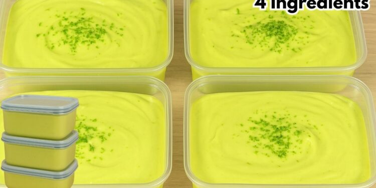Easy Avocado Dessert with 4 Ingredients – Ready in 10 Minutes