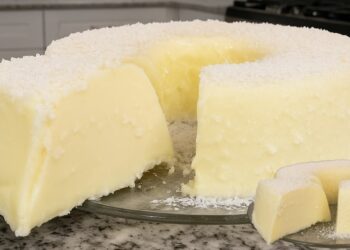 No-Bake Creamy Coconut Dessert – Super Easy Blender Recipe!