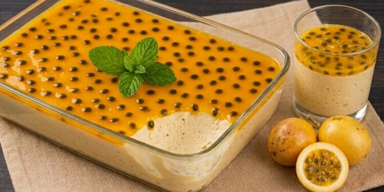Passion Fruit Dessert with 4 Ingredients