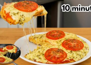 Quick and Easy Pizza in a Frying Pan – No Oven Required, in 10 minutes