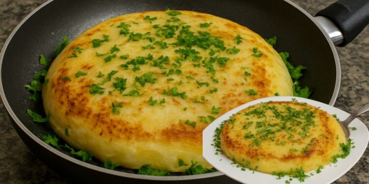 Quick and Easy Skillet Snack with Creamy Filling, in 10 minutes