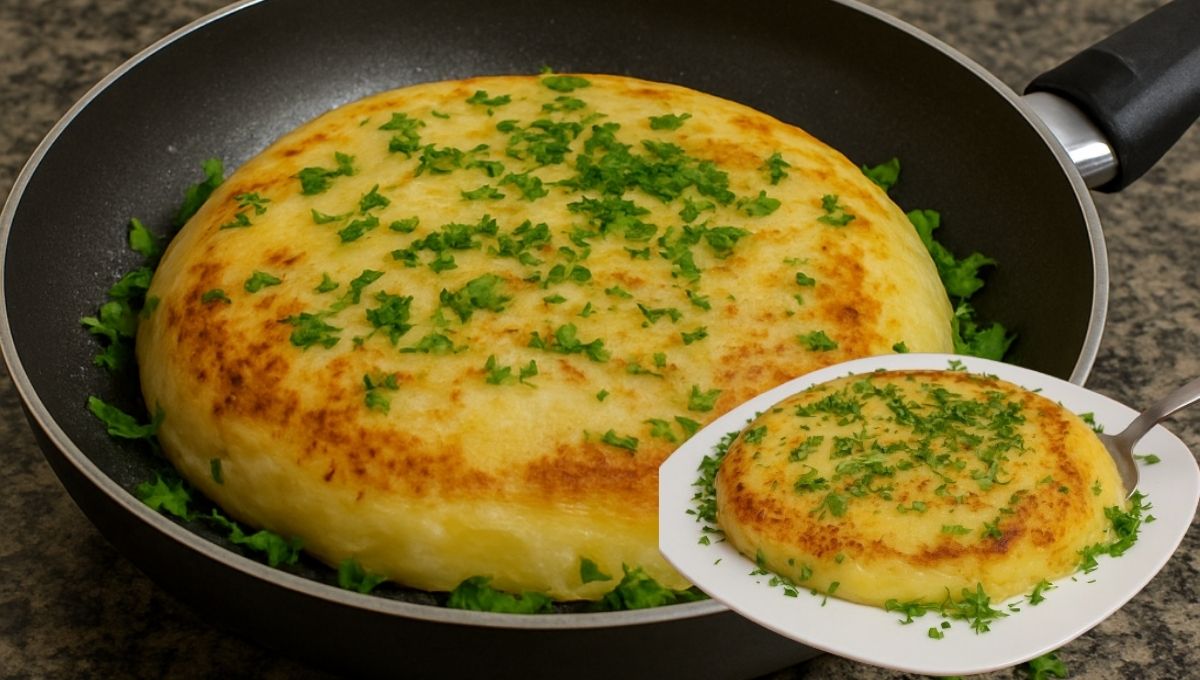 Quick and Easy Skillet Snack with Creamy Filling, in 10 minutes