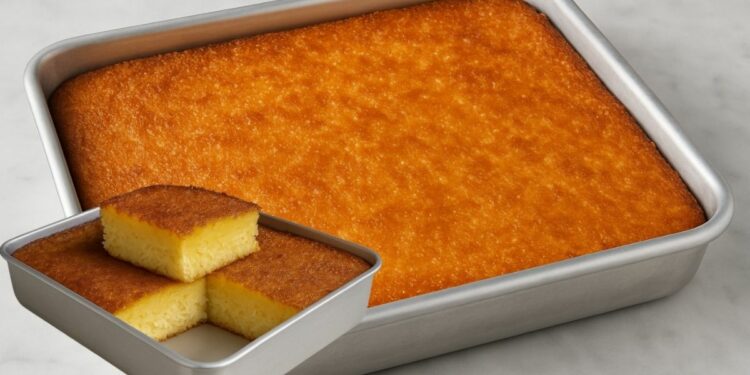 Simple and Quick Cake with Parmesan Cheese, Super Creamy