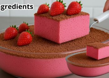 Strawberry Dessert with Only 2 Ingredients – Easy, Quick and Economical