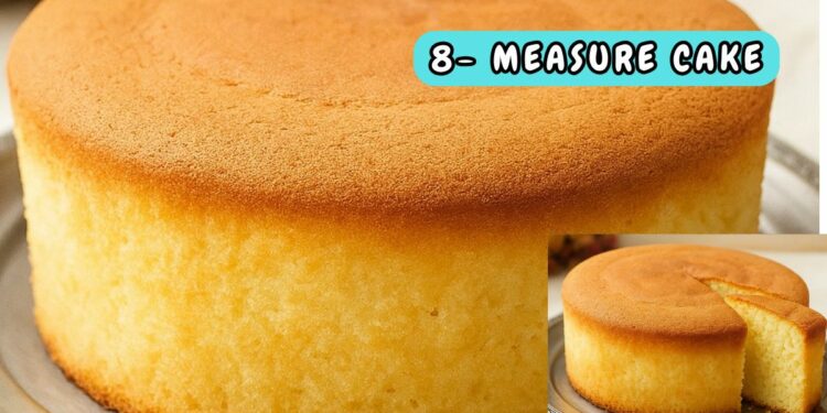 Easy and Fluffy 8-Measure Cake