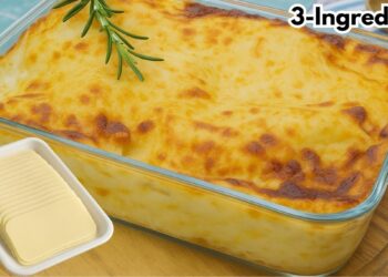 3-Ingredient Cheesy Lasagna – Quick Dinner or Lunch Idea