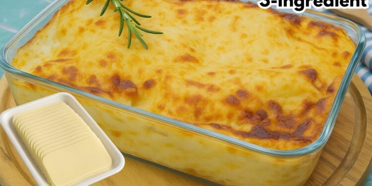 3-Ingredient Cheesy Lasagna – Quick Dinner or Lunch Idea