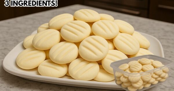 Easy 3-Ingredient Butter Cookies – Perfect for Breakfast or a Quick Snack