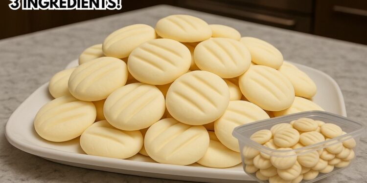 Easy 3-Ingredient Butter Cookies – Perfect for Breakfast or a Quick Snack