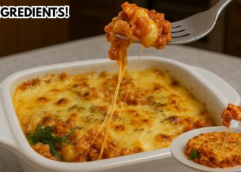 Easy 3-Ingredient Cheesy Lasagna Perfect for Family Dinners, in 25 Minutes