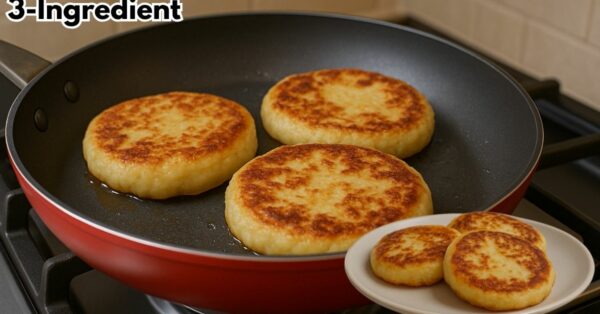 Easy 3-Ingredient Potato and Cheese Patties – Ready in Minutes