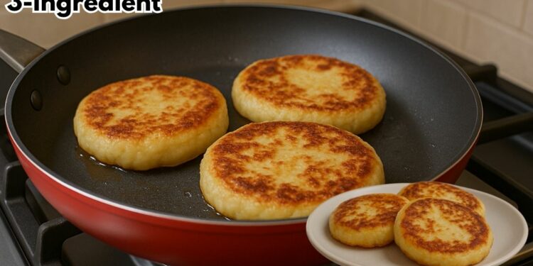 Easy 3-Ingredient Potato and Cheese Patties – Ready in Minutes